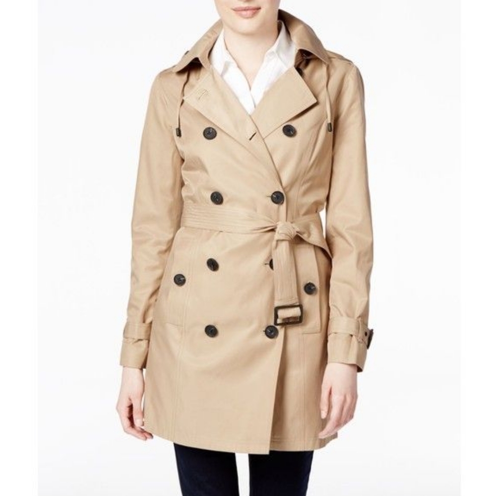 Michael Kors double breasted trench coat - Picture 2 of 3